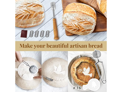 Cestino per Lievitazione a Forma di Cuore Cestini per Pane Lame Multi-Forma Banneton