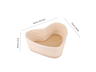 Cestino per Lievitazione con Tappetino in Silicone per Ciambelle Set di 3 Pezzi di Pane in Cotone Più Venduti