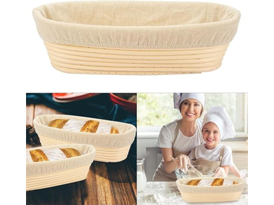 Cestini per Lievitazione per Lievito Madre Banneton Ovale