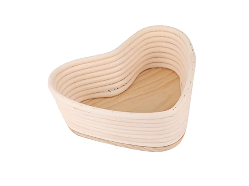 Cestino per Impasto di Pane in Rattan Rettangolare Banneton Legno Compresso
