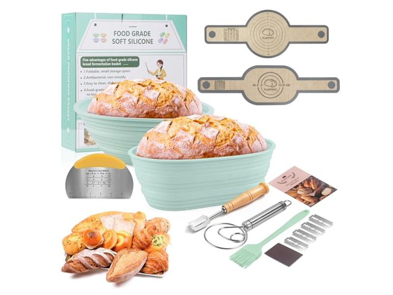 Cestino per Lievitazione ad Anello con Vari Disegni Kit Ecologico da 15 Pollici