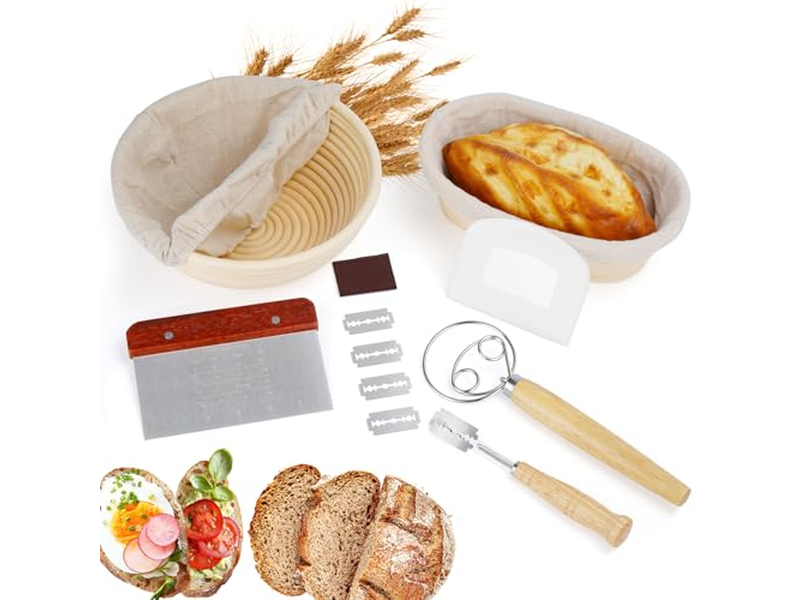 Set di Cestini Regalo con Consegna in Giornata Cestino per Lievitazione del Pane in Silicone
