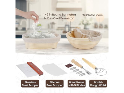 Set di Cestini Regalo con Consegna in Giornata Cestino per Lievitazione del Pane in Silicone