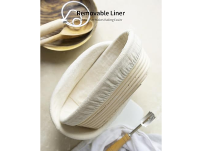 Banneton in Silicone e Lame Antiaderente 500g Ovale Lee Valley Miglior Pane con Riser